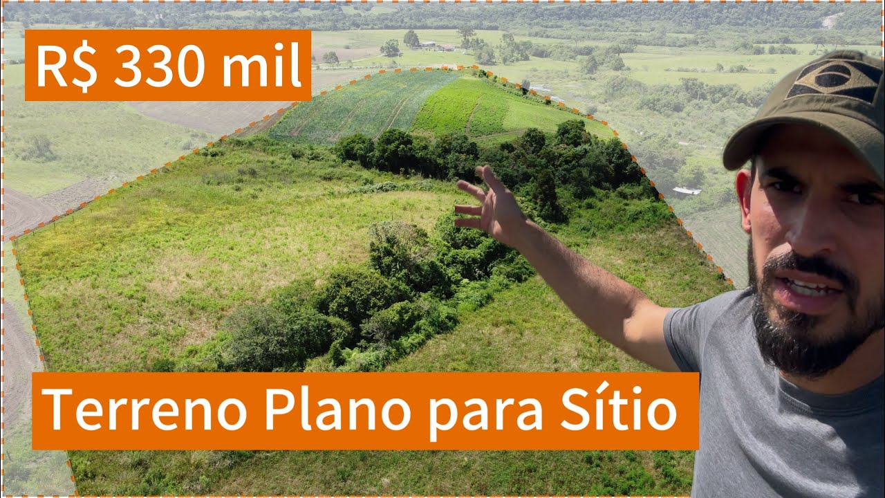 Terreno de 3 Hectares à Venda em Bom Retiro para Sítio - 4km de estrada de terra - R$ 330 mil
