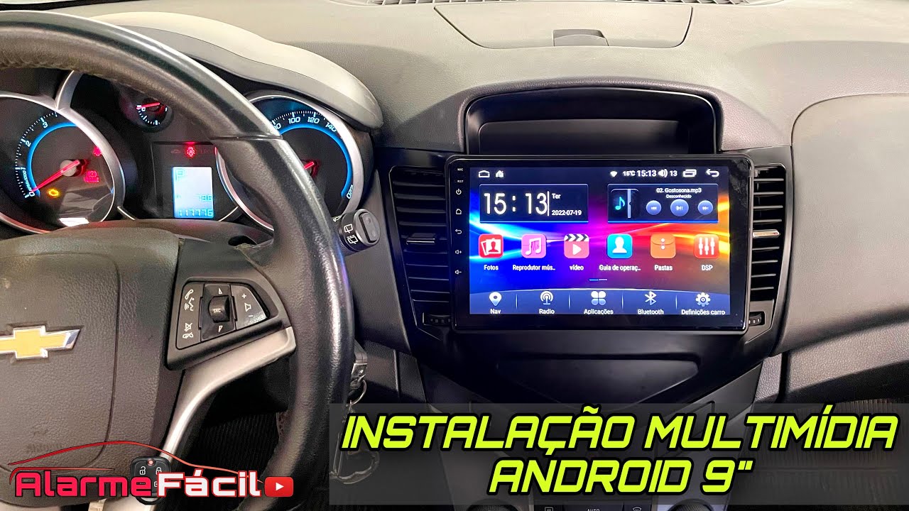 ✅ Instalação Multimídia Android 9” Chevrolet Cruze