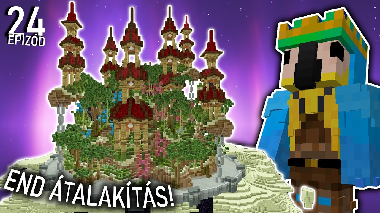 1 HÓNAPIG építettem AZ ENDBEN! | Minecraft 1.19 Let's Play - 24. rész