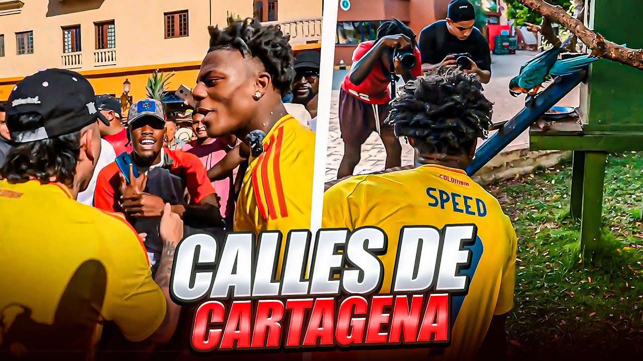 CONOCIENDO CON ISHOWSPEED LAS CALLES Y ZONAS TURÍSTICAS DE CARTAGENA | WESTCOL