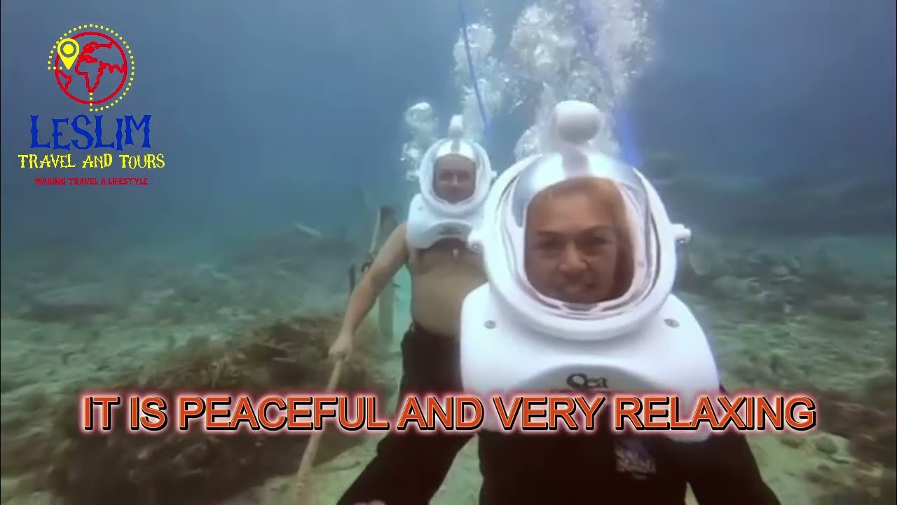 Underwater Walking - SeaTrek - Cozumel Mexico - Helmet Diving