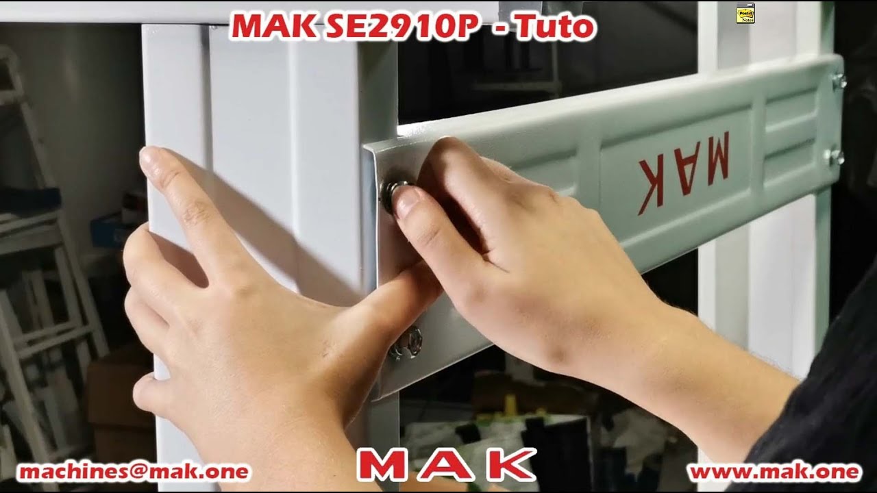 999€ Montage Table MAK SE2910P machine a coudre industrielle à pilier avec servo moteur SM750P G2