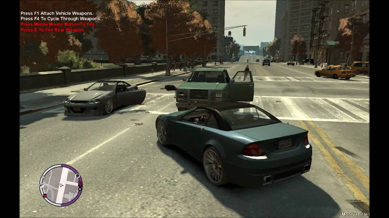 Vehicle Weapon Mod v1.0 GTA4