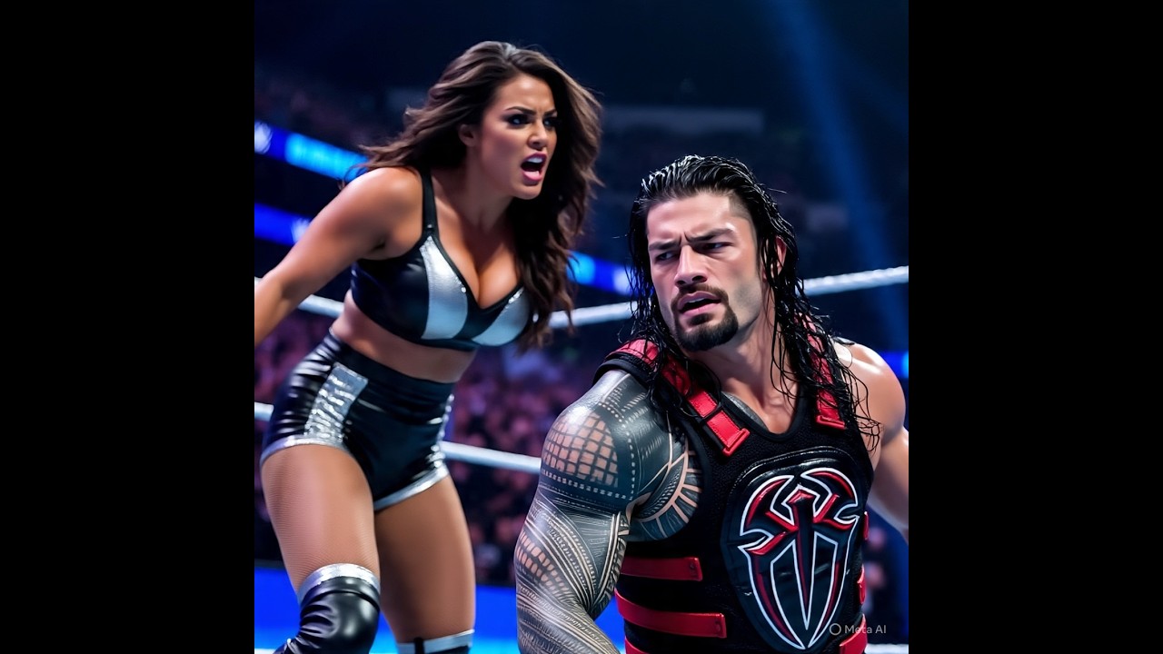 WWE 2K25 LIVE : ROMAN REIGNS VS BECKY BELLA SUMMER SLAM GAMEPLAY P-19