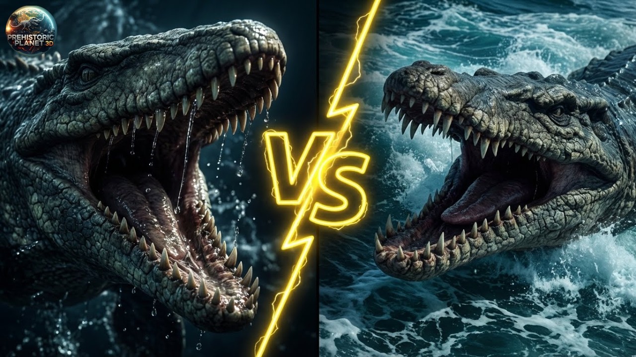 Mosasaurus vs Kronosaurus: The Deep Sea Death Match (3D Animation)