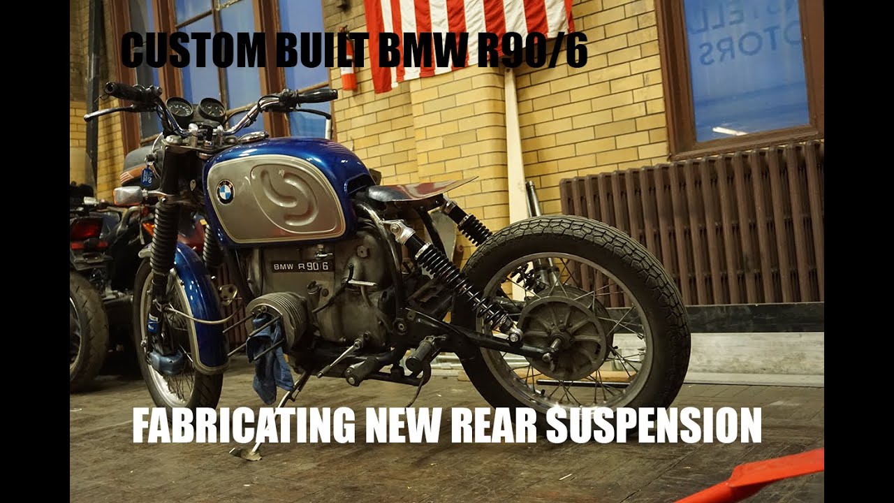 Fabricating custom shock mounts for a BMW Airhead