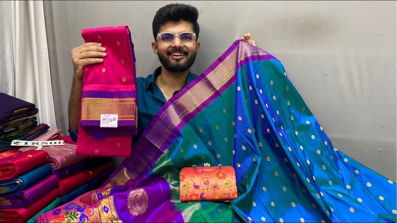 Live🚨| Kalanjali Paithani | Kasturi Paithani Live | Pure Silk Yeola Paithani