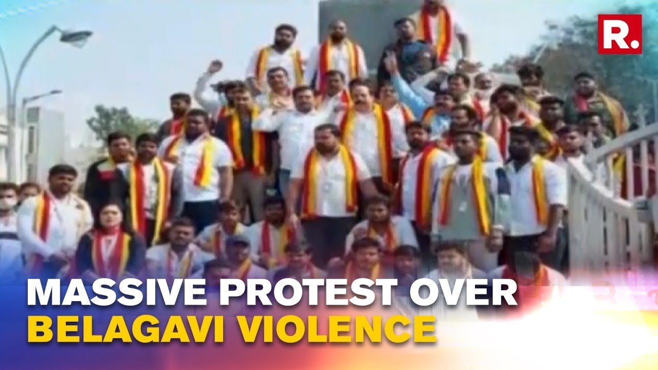 Bengaluru: Kannada Activists Stage Massive Protest Against Violence In Belagavi