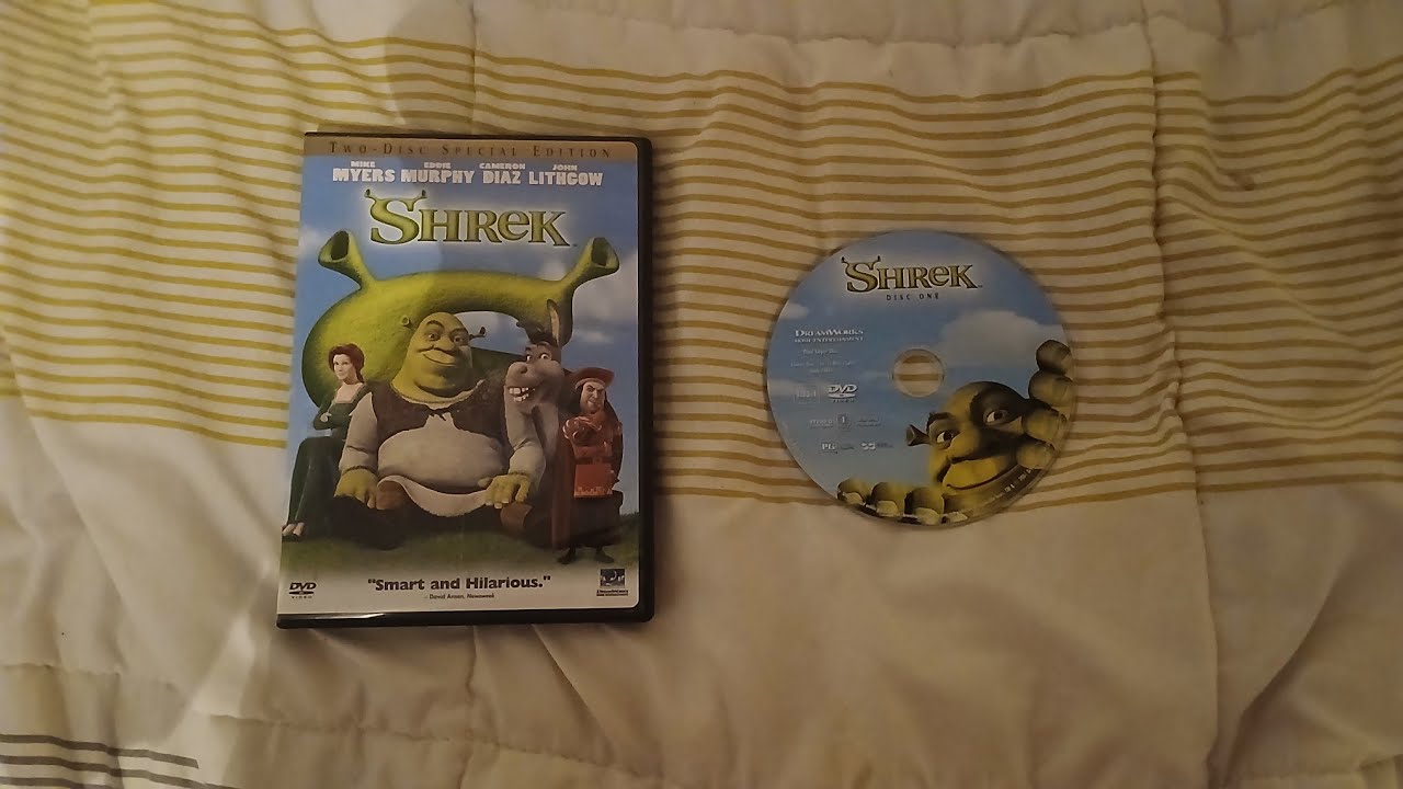 Opening to Shrek 2001 DVD (Disc 1)