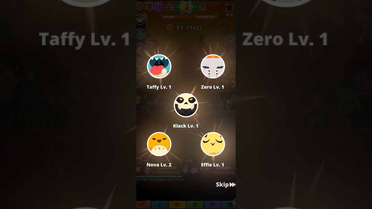 Result Abyssal Tournament + Titan Chest (Tap Titans 2)