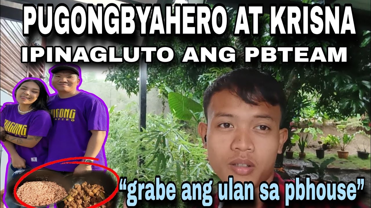 Wow!mag langlang ipinagluto ang team(grabe ang ulan sa pbhouse).@PugongByahero @CrisnaMahusay 