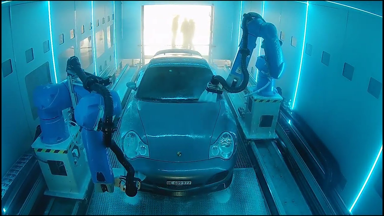 PREEN - The Robotic Car Wash System - Porsche Wash - Short 2025