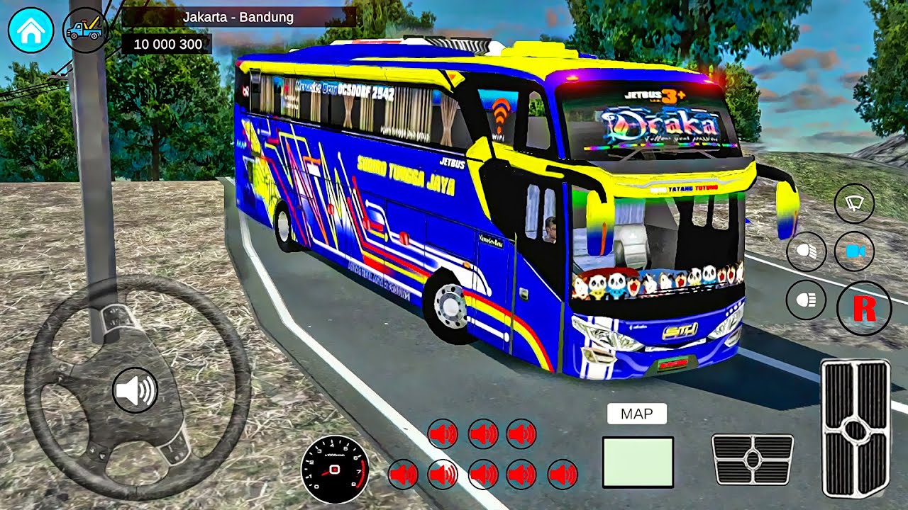 Bus Telolet Basuri Kids Panda - Bus Simulator Indonesia - Android GamePlay