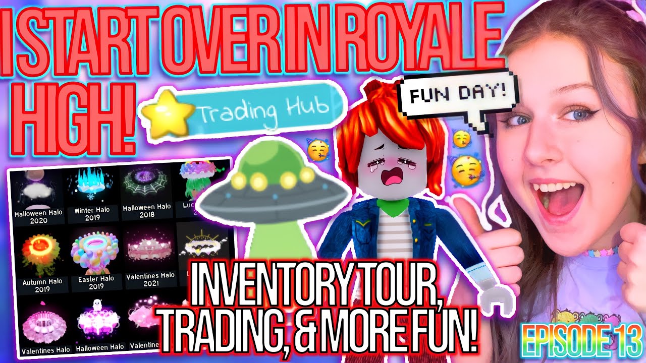 I START OVER IN ROYALE HIGH & DID TRADING, AN INVENTORY TOUR & PAGEANT! ROBLOX Royale High Speedrun