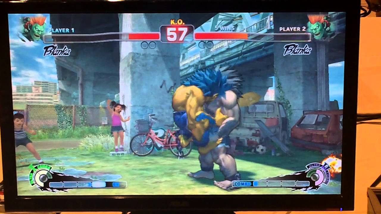 Chocoblanka (Yellow Blanka) vs House (Blanka) SSF4AE Pools Evolution 2011