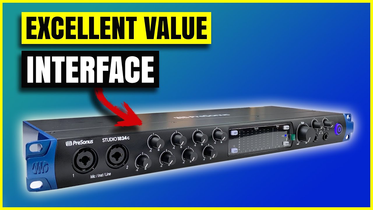 Presonus 1824C Audio Interface Unboxing & Quick Recording