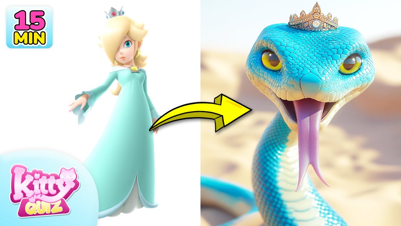 🍄How Super Mario Bros Characters Look As Snakes + ITALIAN BRAINROTS ANIMALS (Tralalero Tralala)