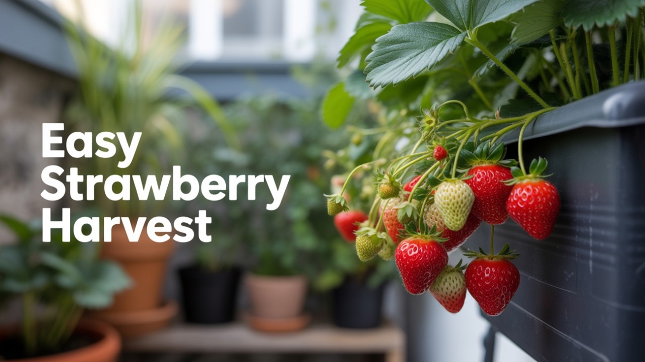 Strawberry Harvest Mastery! Even In Small Spaces.