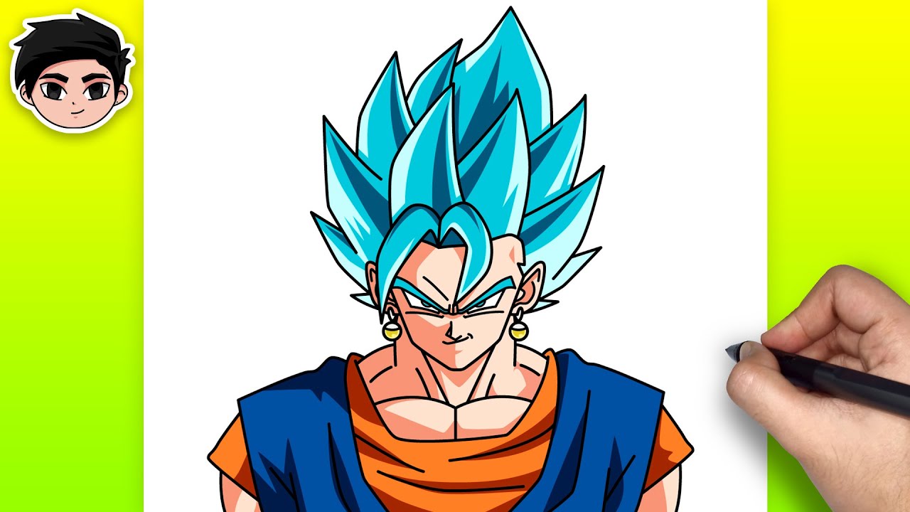 How To Draw VEGITO SSJ BLUE | Dragon Ball - Easy Tutorial