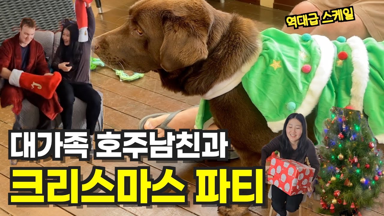 [Eng sub] 국제커플 호주 크리스마스 24시 대가족 홈파티부터 박싱데이 쇼핑까지 제대로 즐기기 🎄🇦🇺 |  배꼽빠진 크리스마스 챌린지 게임 🤣 #국제커플 #christmas