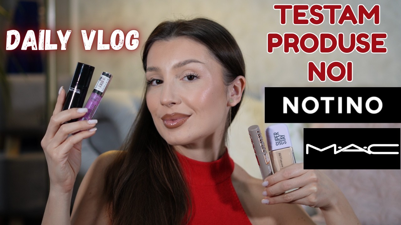 UNBOXING NOTINO & MAC | Testam produse noi virale | Make-up tutorial