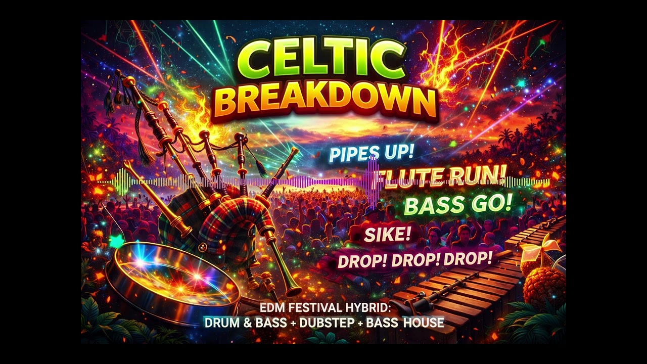 CELTIC BREAKDOWN ⚡ (Highland Rave) | DnB x Dubstep Festival Hybrid | BearPack + AI