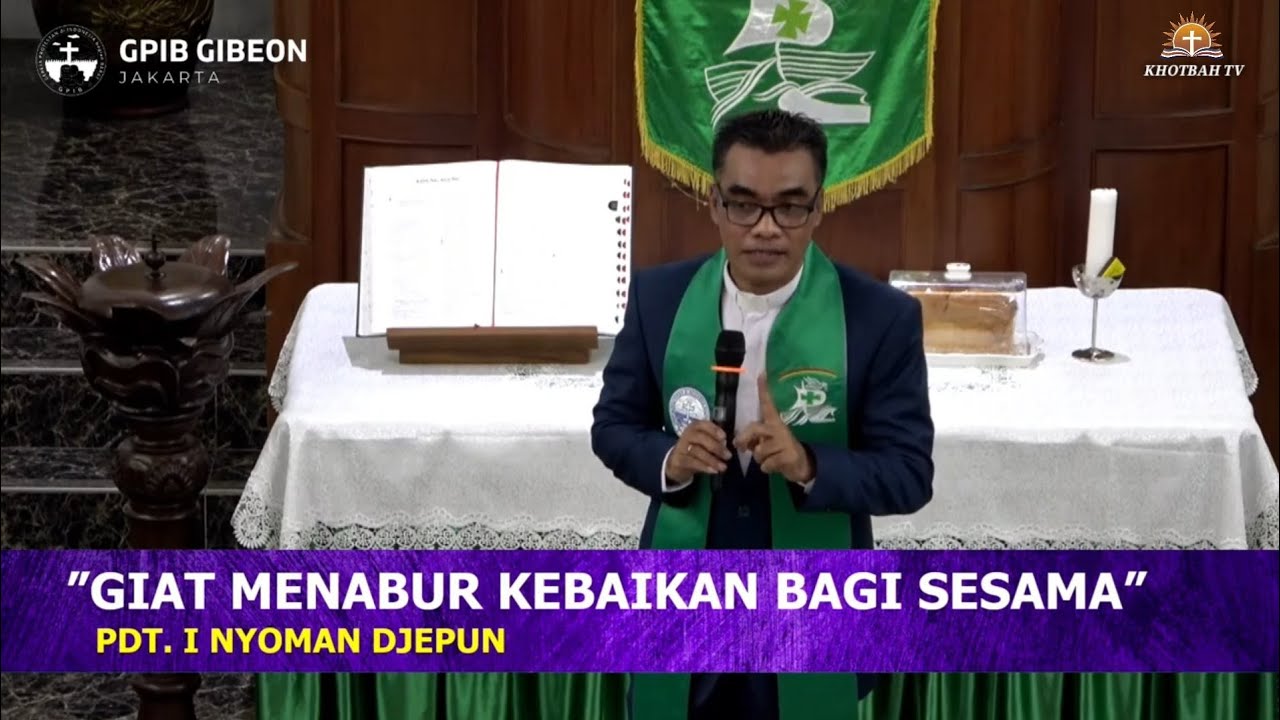 Khotbah Penyegaran Iman 9 September 2023 - Galatia 6:10 | Pdt. I Nyoman Djepun, M.Th
