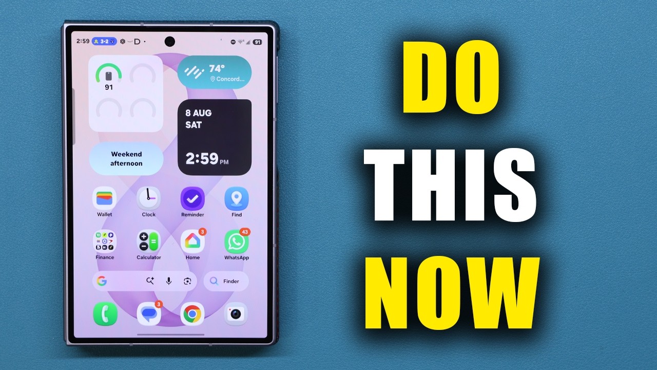 Samsung Galaxy Z Fold 8 &mdash; ваш телефон еще не готов (советы и хитрости)