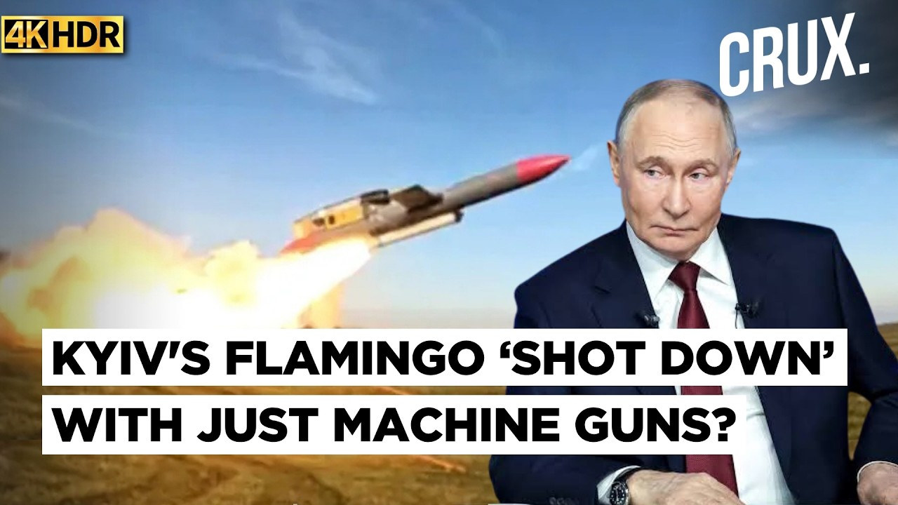 Russia &lsquo;Downs&rsquo; Ukraine&rsquo;s Flamingo Missile With Just Gunfire? Zelensky Woos Musk With State Honor |4K