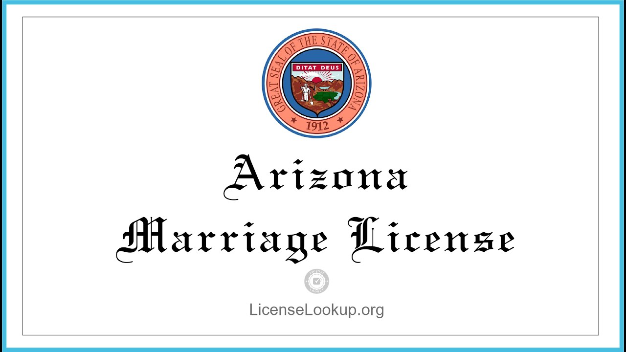 Arizona Marriage License  - What You need to get started #license #Arizona