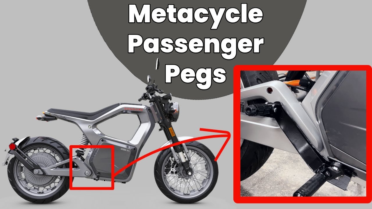 Пассажирские подножки Sondors Metacycle