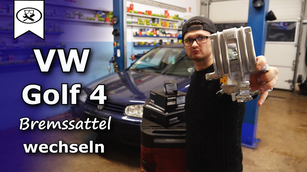 VW Golf 4 Bremssattel wechseln | change brake caliper | VitjaWolf | Tutorial | HD