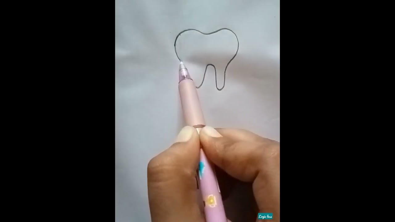 teeth drawing#short#video