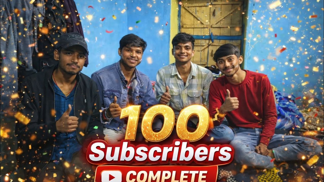 🎉 100 Subscribers Complete ❤️ Thank You So Much Guys #1000subscriber #thnakyou #vlog 