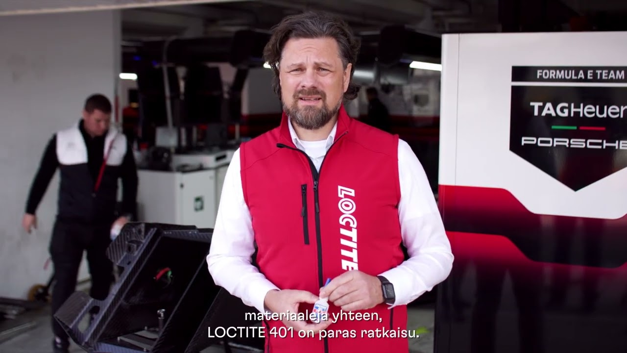 Katso, miten luotettava LOCTITE&reg; 401 -pikaliima toimii Porsche 99X Electric -kilpa-autossa