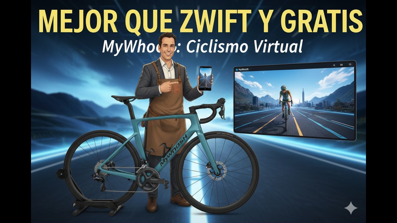 ¡MEJOR QUE ZWIFT Y GRATIS! 🚴‍♂️ Descubre MyWhoosh: El simulador de ciclismo definitivo