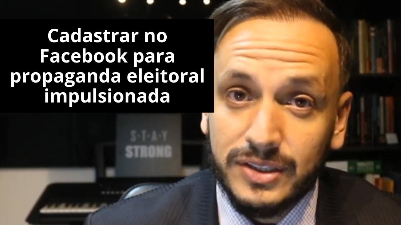 Como fazer o cadastro de candidato para propaganda eleitoral impulsionada no Facebook? Eleições 2020