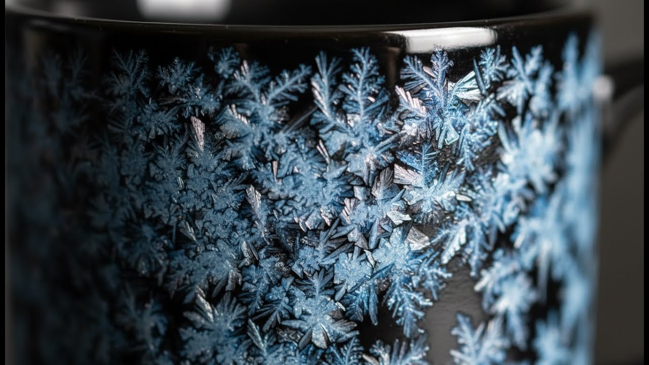 How Crystalline Mugs Are Made: A Pottery ASMR Journey