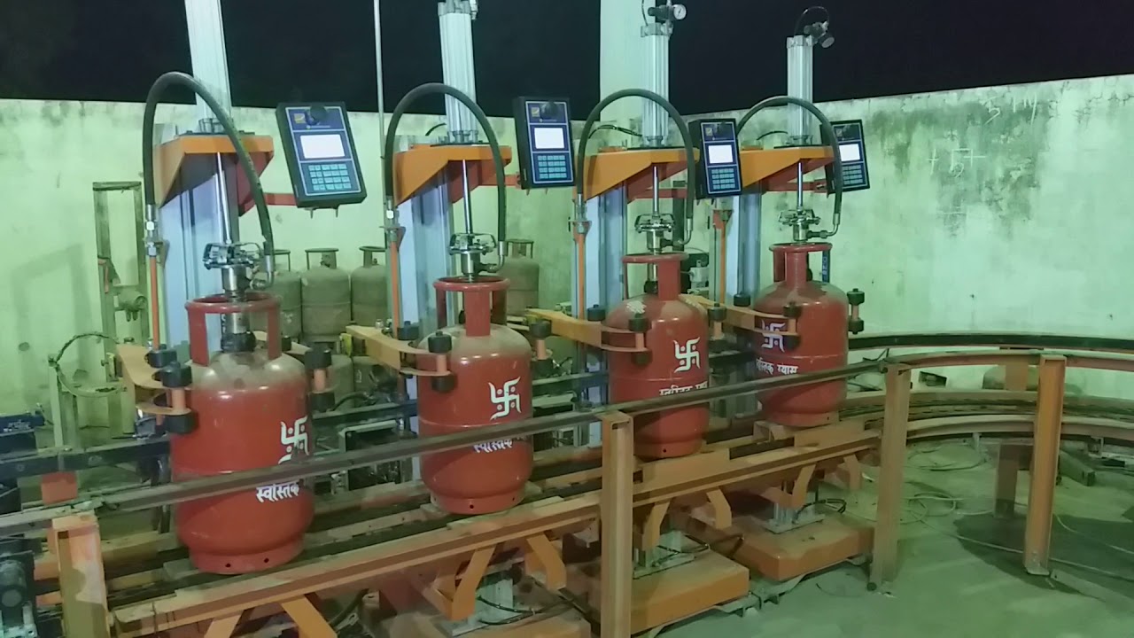 LPG CYLINDER FILLING PROCESS
