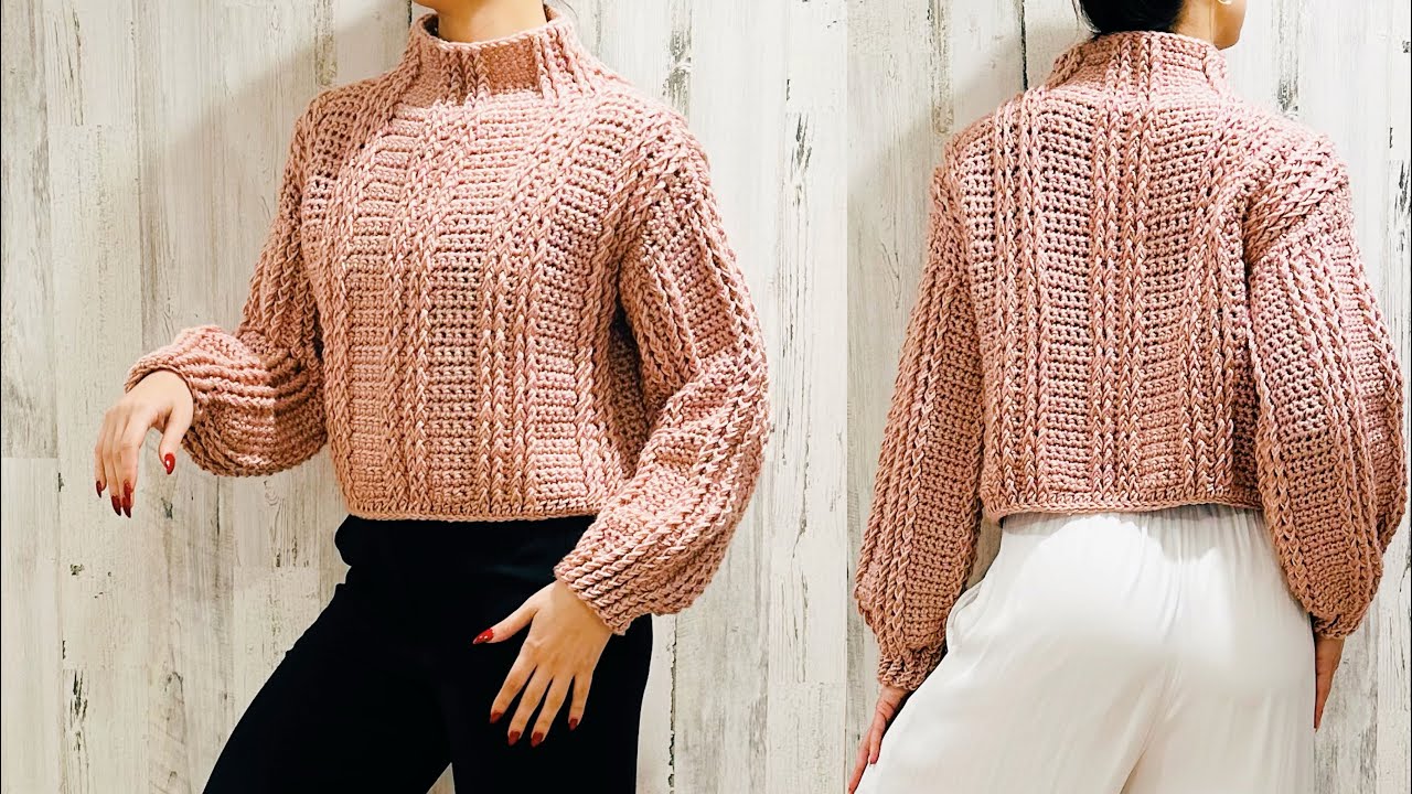🌷SWEATER A CROCHET - TODAS LAS TALLAS || TUTORIAL ||