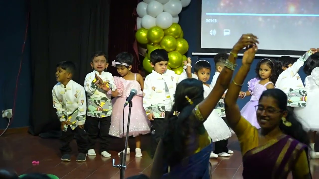 Welcome dance by playgroup kids