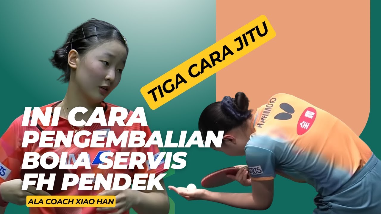 TIGA CARA JITU PENERIMAAN SERVIS BOLA FOREHAND PENDEK [REACTION VIDEO] #bustamisyam  #pingpong
