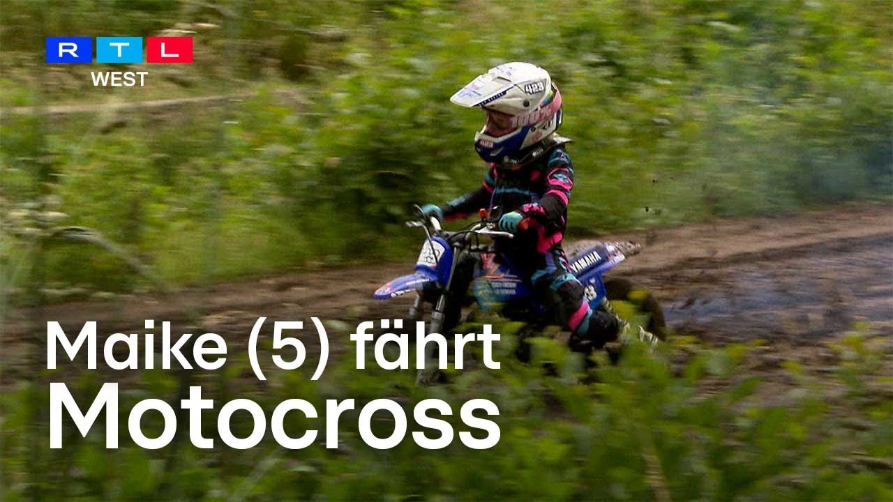 Fünfjährige fährt Motocross - Angst? Fehlanzeige! | RTL WEST