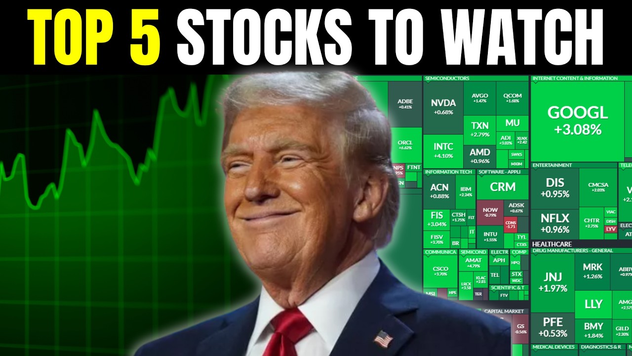 TOP 5 STOCKS TO WATCH THIS WEEK