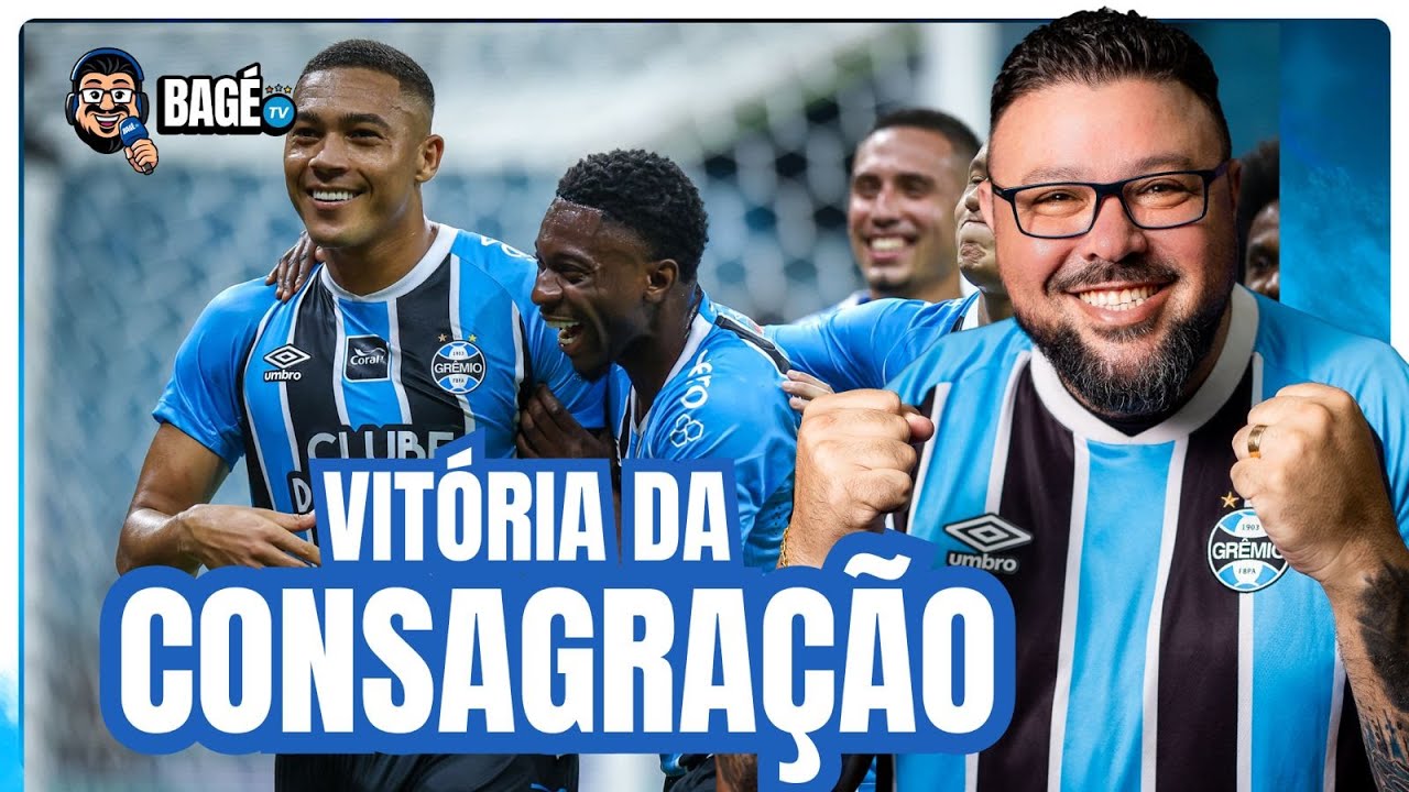 🇪🇪⚫️⚽️🔵 GRÊMIO GOLEOU COM AUTORIDADE E 3 GOLS DO ARTILHEIRO