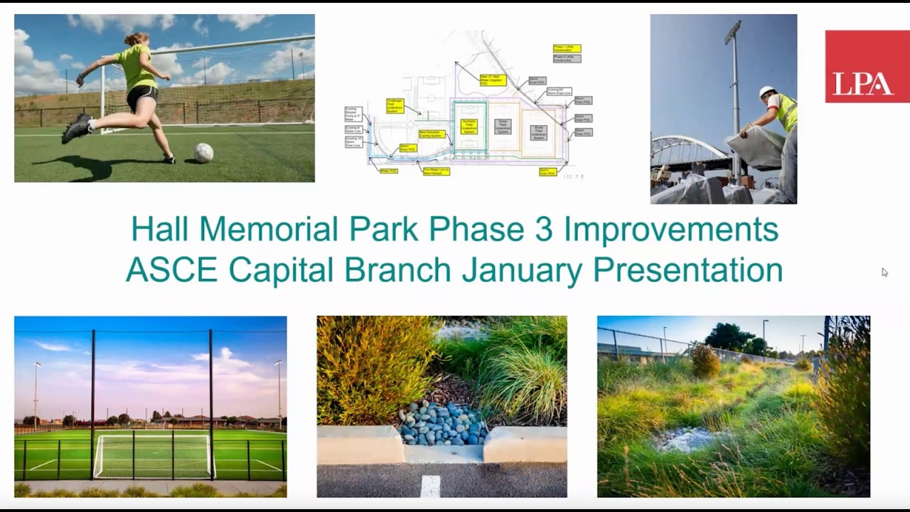 Sustainable Design Award! From Brownfield to Soccer Field: Hall Memorial Park Improvements Project