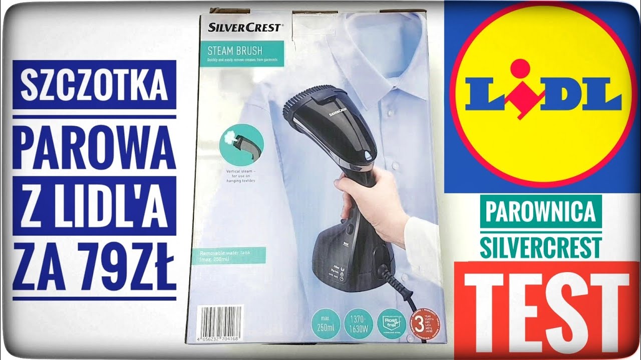 Szczotka parowa LIDL SILVERCREST Steam Brush - parownica do ubrań ręczna za 79zł | ForumWiedzy