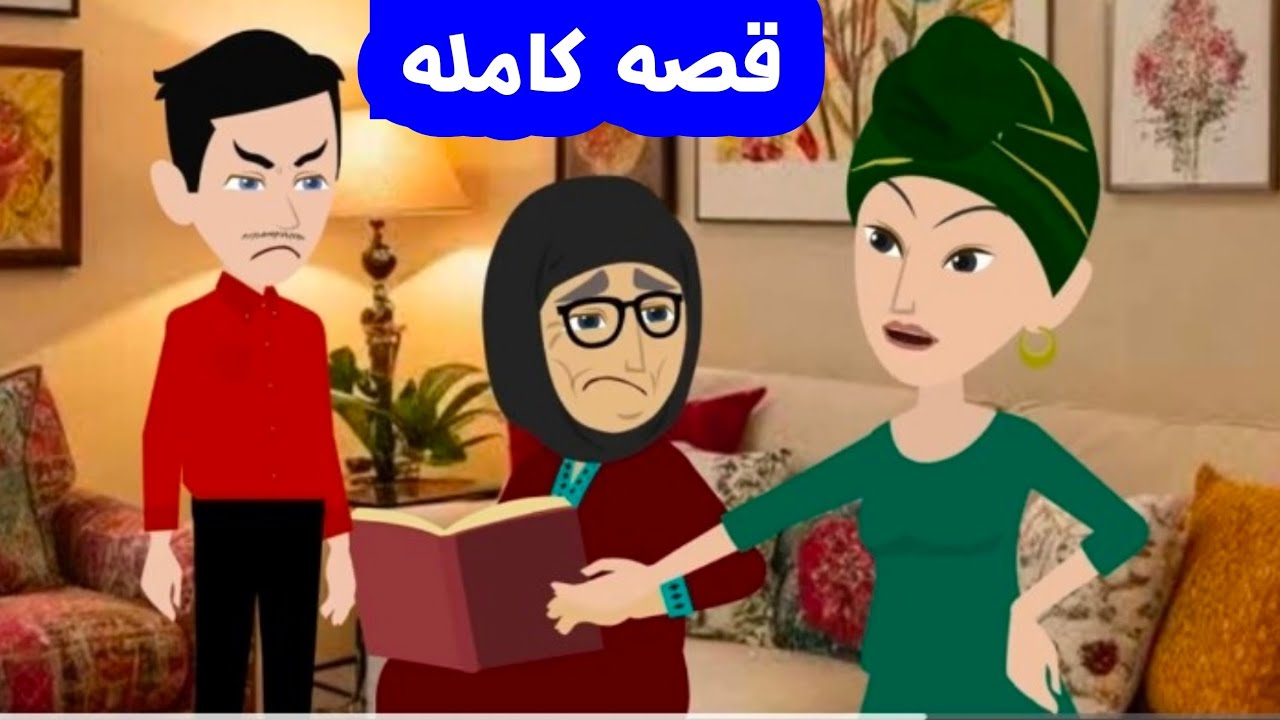 طمع مرات ابنى خـ ـر ب قلوب البنات والدهب ولـ ـع نـ ـار قصه هزت البيت كله #حكايات_انيميشن 