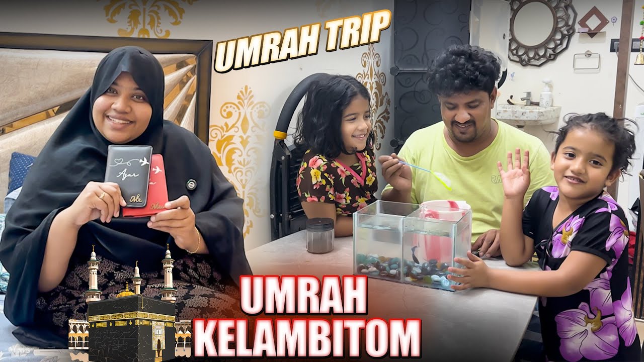 Got ready for Umrah - Makkah ku கிளம்பிட்டோம்🥹 | Asifa Azar❤️