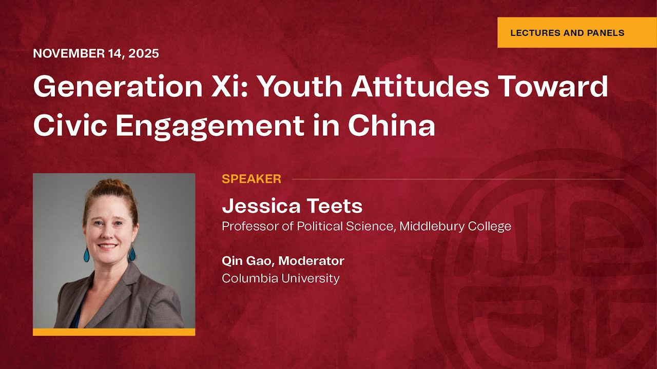 Generation Xi: Youth Attitudes Toward Civic Engagement in China
